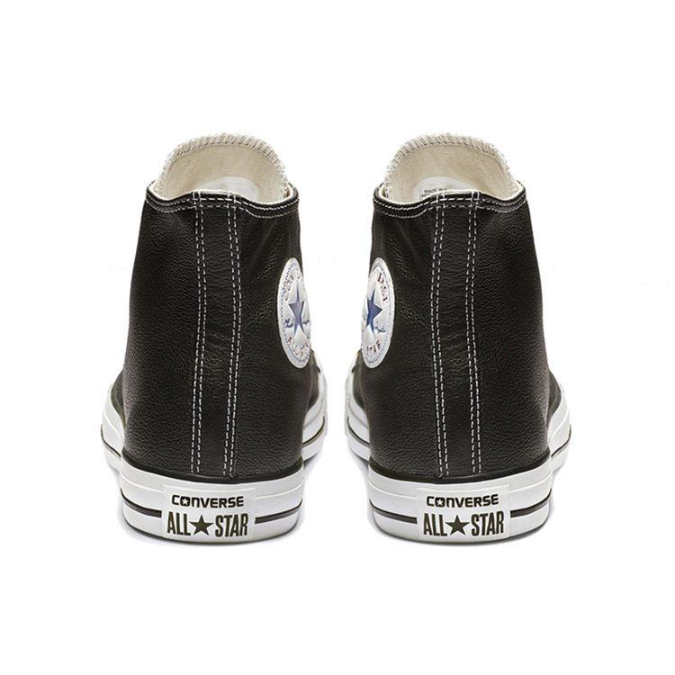 Chuck Taylor All Star Converse Leather High 'Black' 132170C