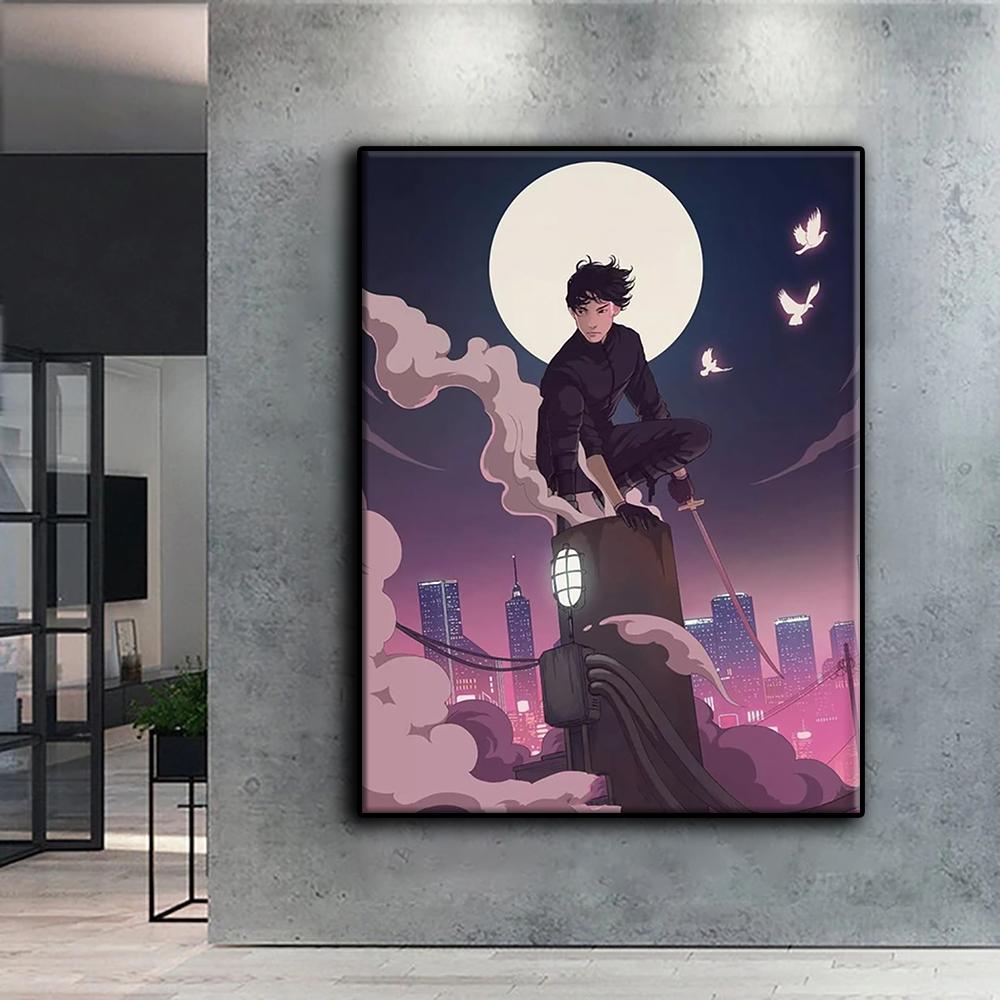 Ricamo a Diamante Stile Giapponese Illustrazione 5D Fai da Te Pittura con Diamanti Punto Croce Strass