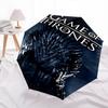 1pc Game of Thrones Automatic Folding Umbrella - Compact 8-Rib Design, Durable Plastic & Iron1309L