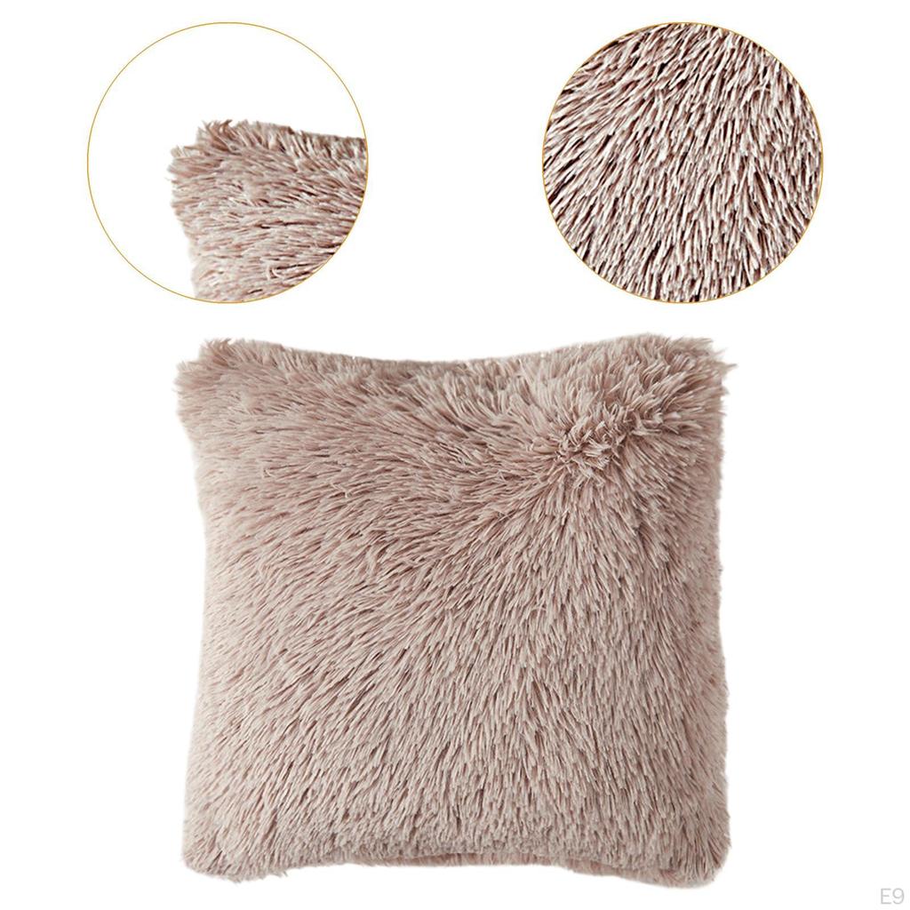 Plush Cushion Cover Elegant Bedding Comfortable Home Decor, Throw Pillow Cover,