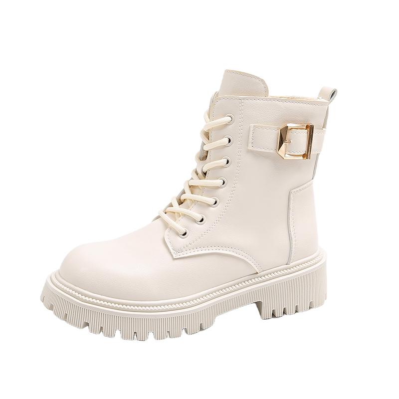 2025 Woman's Fashion Hot Selling High Quality Boots Short Plush Side Zipper Ankle Boots Winter Women Shoes Fashion Round Head