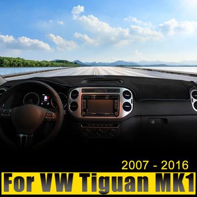 עבור פולקסווגן VW טיגואן 5N 2007 2008 2009 2010 2011 2012 2013 2014 2015 2016 כיסוי לוח מחוונים לרכב שטיח למניעת אור אנטי-UV