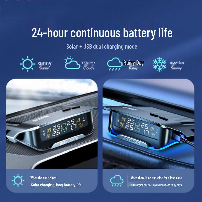 Xinyuesheng Solar Wireless Tire Pressure Monitoring System