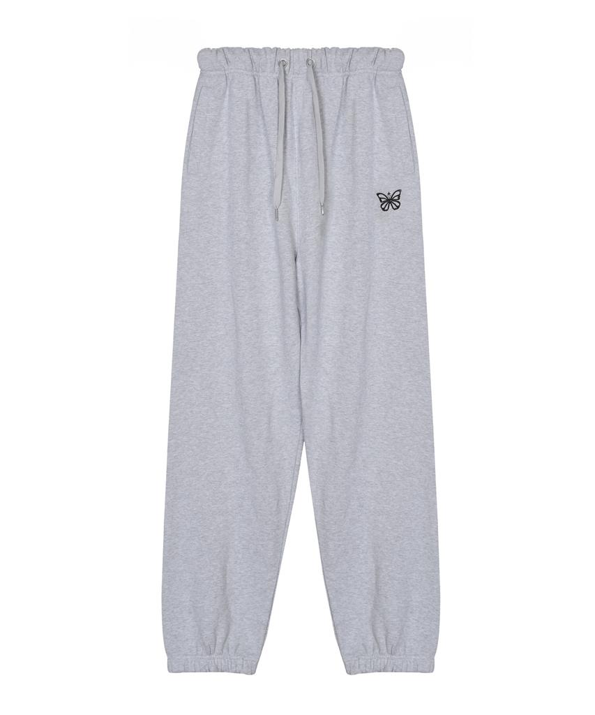 Nigaennikol Butterfly Wide Quality Pants_Gray