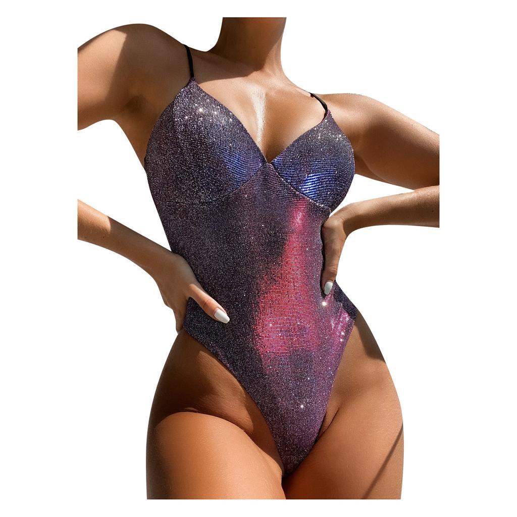 Women Sexy Push Up High Cut Bikini Set Swimwear