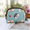 Cartoon Prints Keychain Wallet Small Card Organizer Key Pouch Ladies Money Bag Coin Purse for Girls Boys Clutch Bag