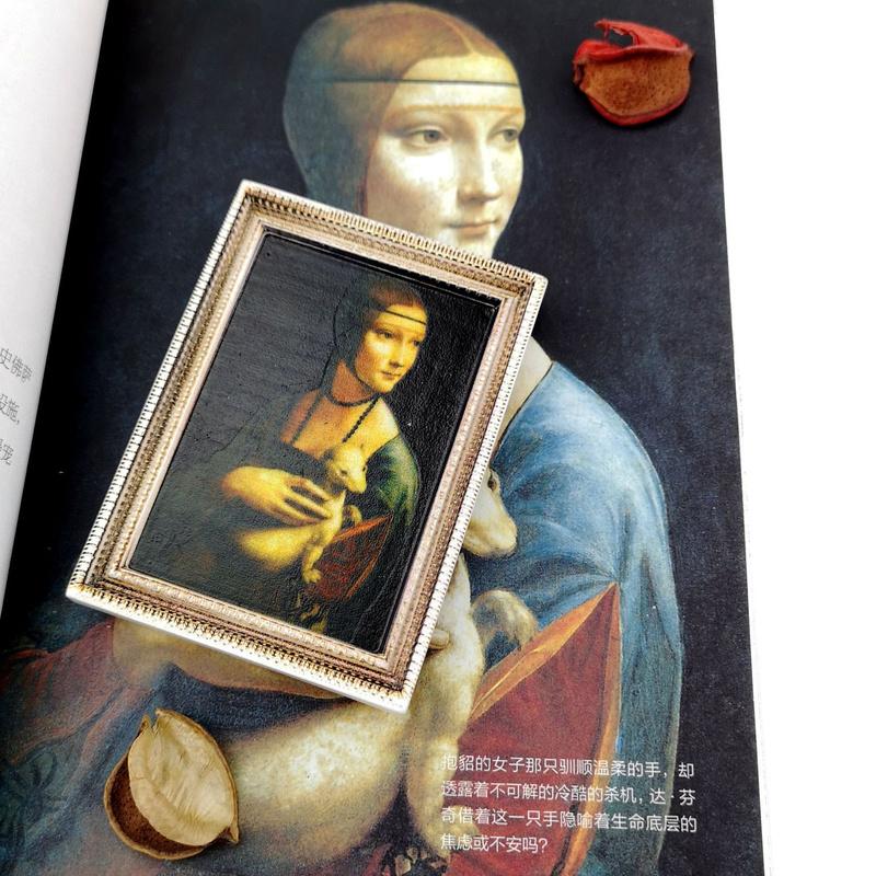 Leonardo da Vinci' Paintings Fridge Magnets The Last Supper Mona Lisa Magnetic Stickers for Message Board Wonderful Home Decor