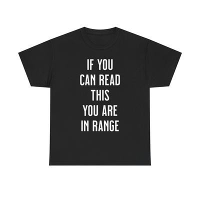 If You Can Read This Funny Trump T Shirt Retro Range America Unisex Gift  Unisex T-Shirt