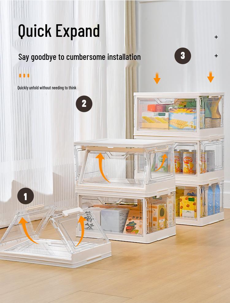 Víceúčelová velká skládací úložná skříň pro automobily a venkovní použití