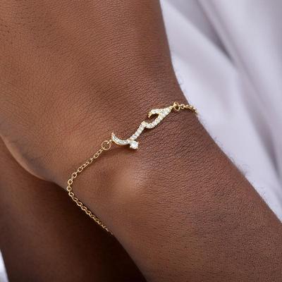 Cross-Border Arabic Love Zircon Charm Bracelet
