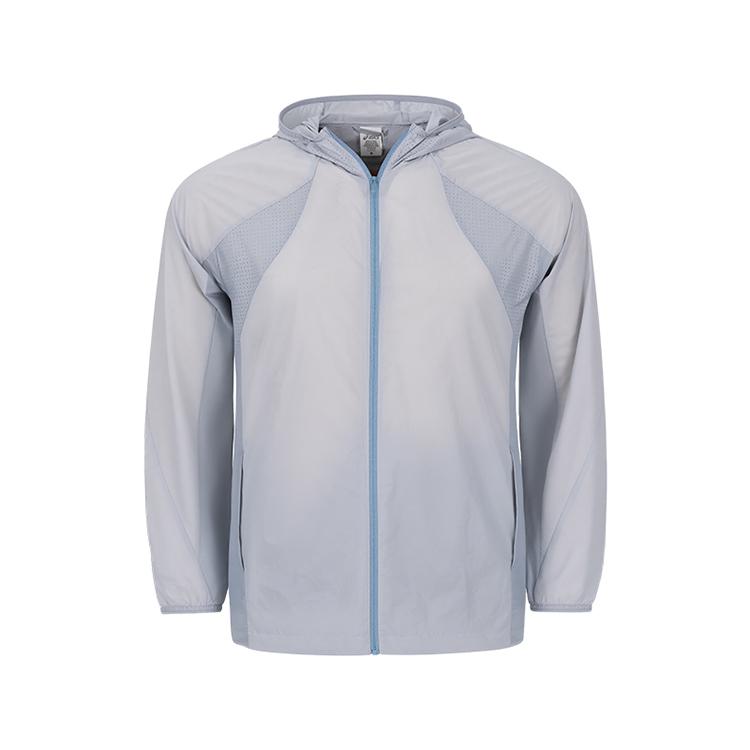 Asics Ultraviolet Protection Breathable Sun Protection Running Jacket Men jackets 2011D629-020
