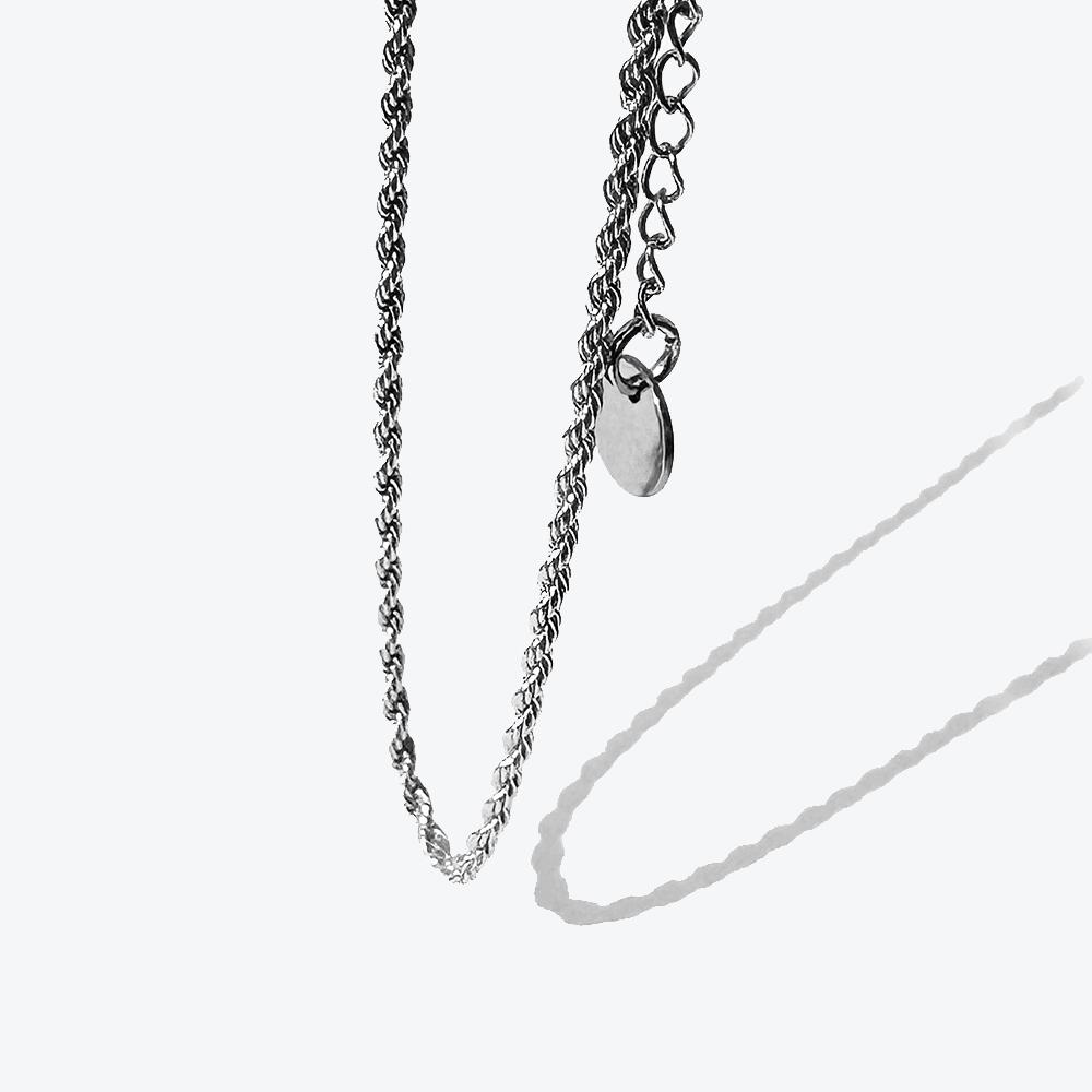 Rush Off Surgical Steel Twist Chain Bracelet