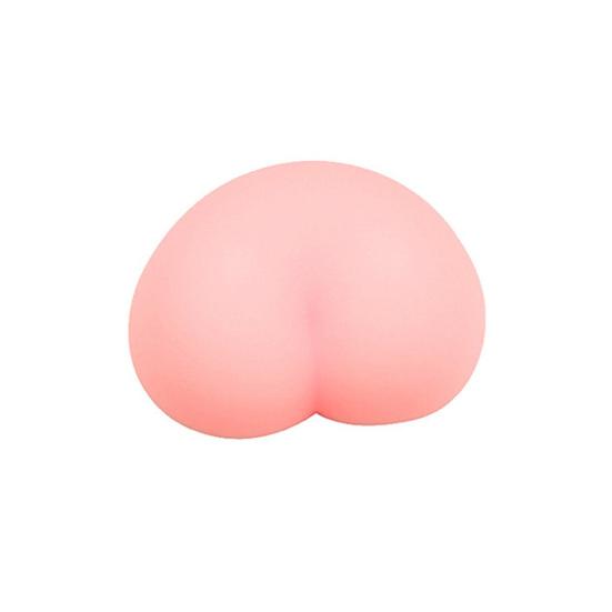 20Pcs Mini Pink Butt Squeeze Toy Stress Relief Soft Stretchy Small Ass Sensory Toy Anti-collision Pad DIY Decorative Relaxation Fidget