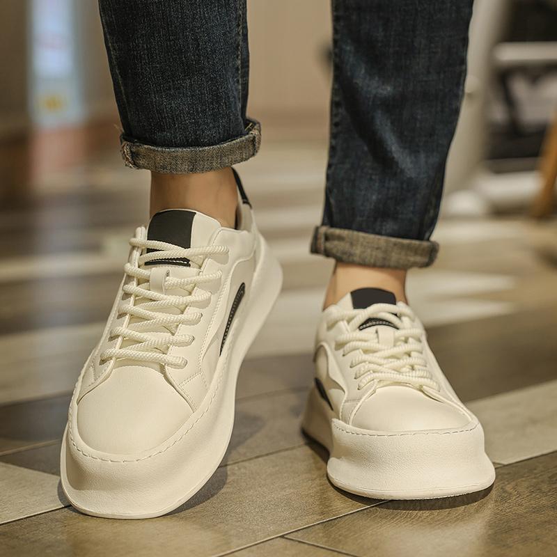 Модные универсальные кроссовки для активного отдыха из кожи — фото 5