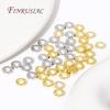 6MM Smooth Flat Round Beads 18K Gold Plated Bracelet Spacer For Bracelet Necklace,DIY Jewelry Making Findings