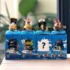 One Piece Pirate Ship Model Set For Kids Pvc Collectible Figures Desk Decor Gift