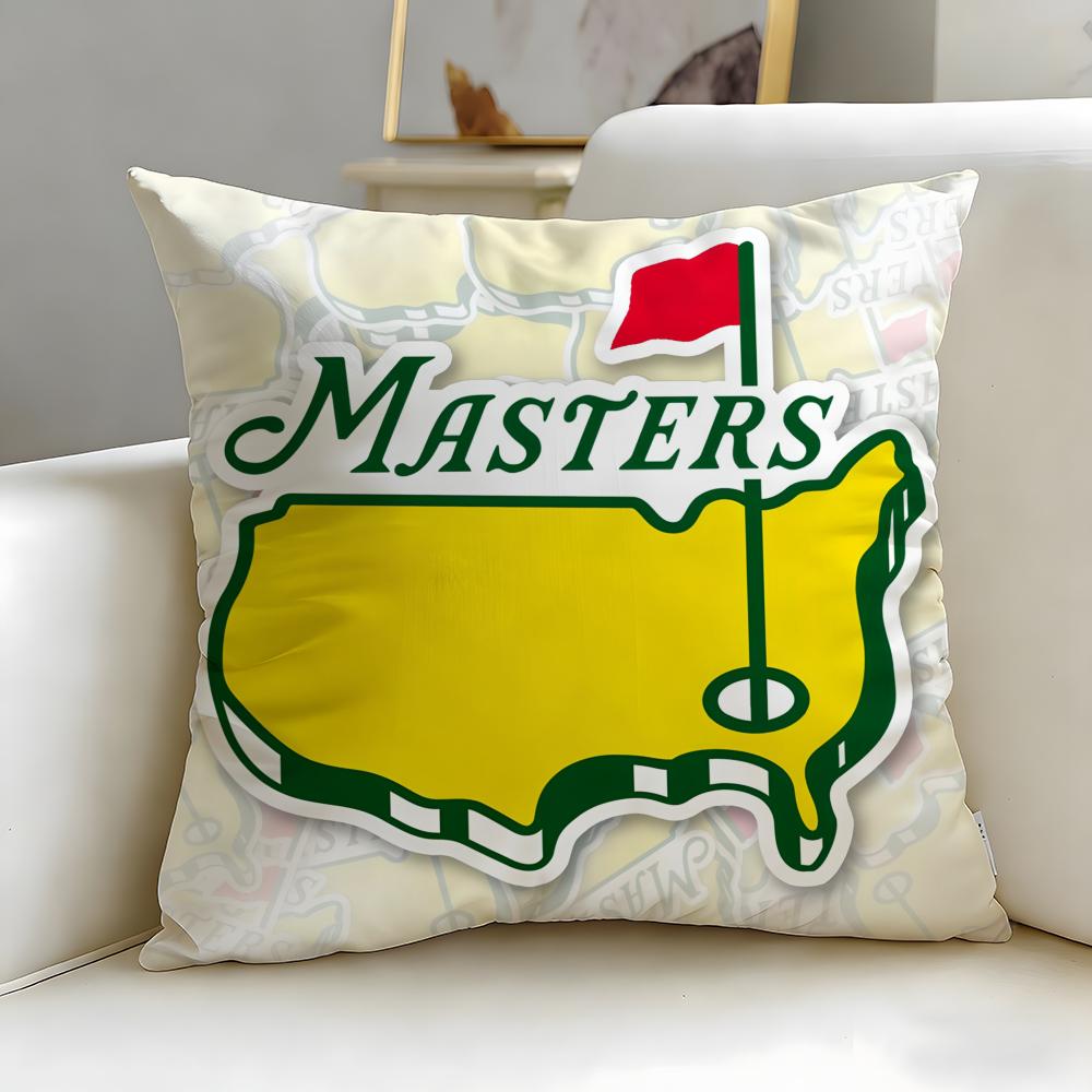 Fashion Mmasters Golf Printingew Cushion Cover Soft EasyWash Pillow Case Versatile for Couch Bed Travel and Office