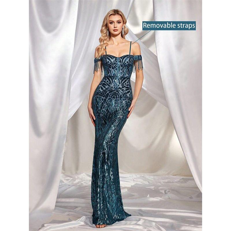 Bandage Dress Sexy Birthday Party Dress Maix Club Bandage Dress Teal Blue M