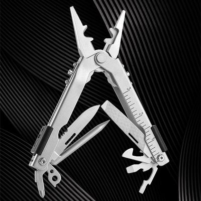 Multifunction Folding Pliers Stainless Steel Multi-Tool with Bottle Opener Screwdrivers Crimper Wire Cutter