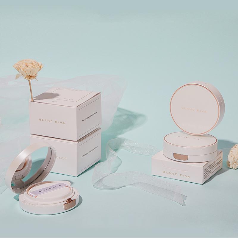 BLANC DIVA GLEAM COVERAGE CUSHION PACT SET 13G+13g
