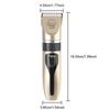 Professional USB Rechargeable Dog Hair Clippers Silent 4-in-1 Electric Pet Grooming Tool Pets Shaver Dog Grooming