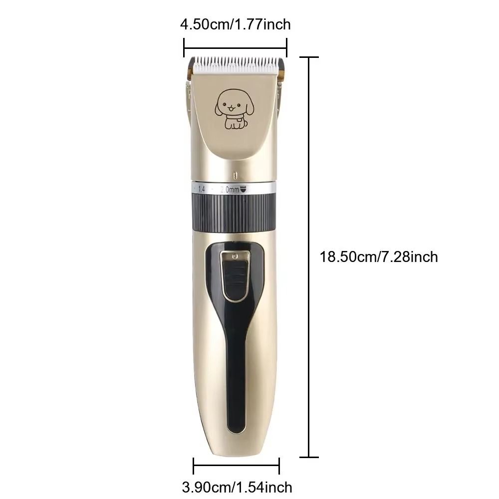 Professional USB Rechargeable Dog Hair Clippers Silent 4-in-1 Electric Pet Grooming Tool Pets Shaver Dog Grooming