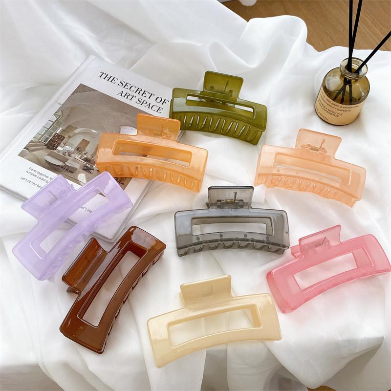Quality High Jelly Hair Claw Clip For Women In Vibrant Colors Ideal For Casual And Formal Looks
