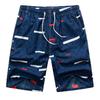 Chic Elastic Waist Cool Quick Drying Long Square Plaid Pattern Summer Shorts for Sports Beach