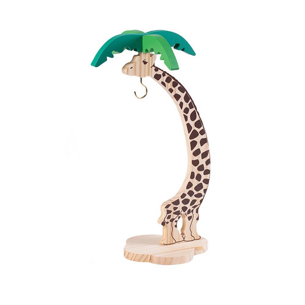 Simulated Palm Leaf Wooden Banana Hanger Keep Bananas Fresh Prevents Bruising Grape Hanging Holder Animal Shaped Sturdy Hook