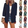 Damer Topp 3/4 Erme Casual Jakke Damer Klær Bluse Topp
