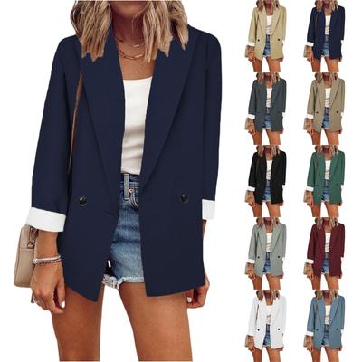 Damen Oberteil 3/4 Ärmel Freizeitjacke Damenbekleidung Bluse Top