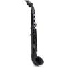 NUVO jSax 2.0 C-Key Plastic Wind Saxophone, Black/Black, N520JBBK, with Dedicated Hard Case