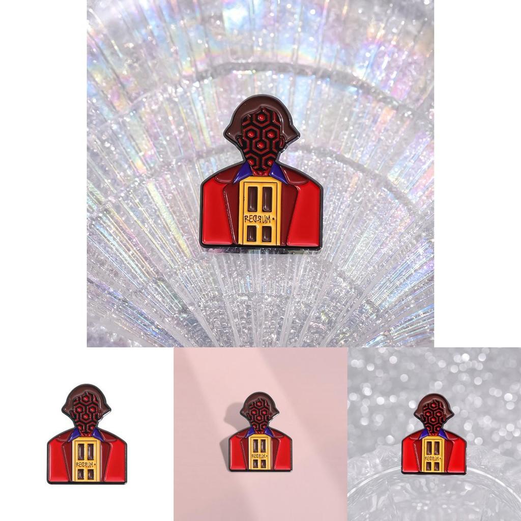 Unique Cartoon Character Metal Brooch With Colorful Enamel Finish For Fashion Accessories