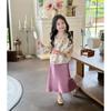Girls' Modern Chinese-Style Traditional Hanfu Set