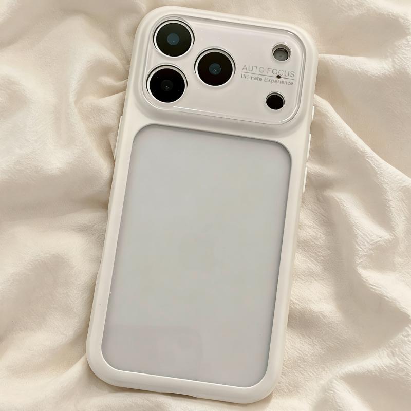 

Luxury Candy Transparent Armor Case for iPhone 17 16 15 Pro Max 17Pro Max Shockproof Crystal Glass Bumper Acrylic Phone Cover iPhone17 Pro білий
