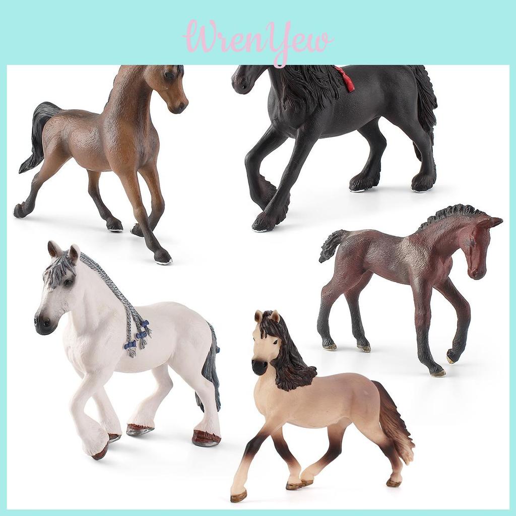 Andalusian Horse Handcrafted Static Model For Animal Collectors And Decor