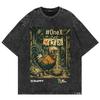 Camiseta ARC Raiders 100% Algodão Lavado Vintage para Homens/Mulheres