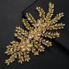 Sparkling Wedding Headband Leaf Design Women's Rhinestone Headpieces  Holiday Celebration