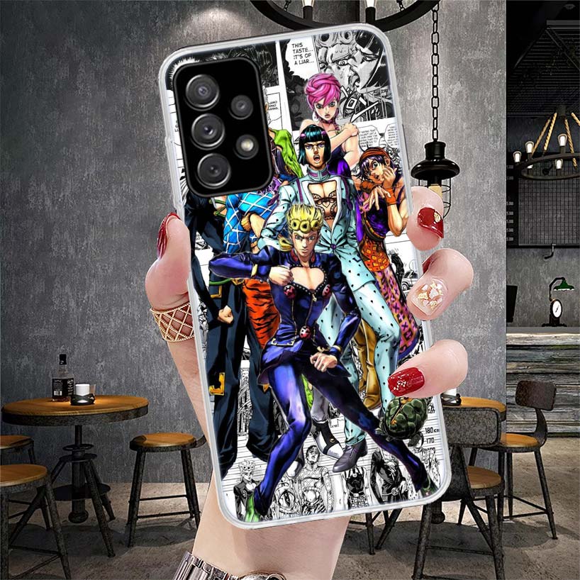 JoJo Bizarre Adventure Golden Wind Phone Case For Samsung Galaxy A13 A14 A15 A16 A17 A53 A54 A55 A56 A57 A33 A34 A35 A36 A37 A23