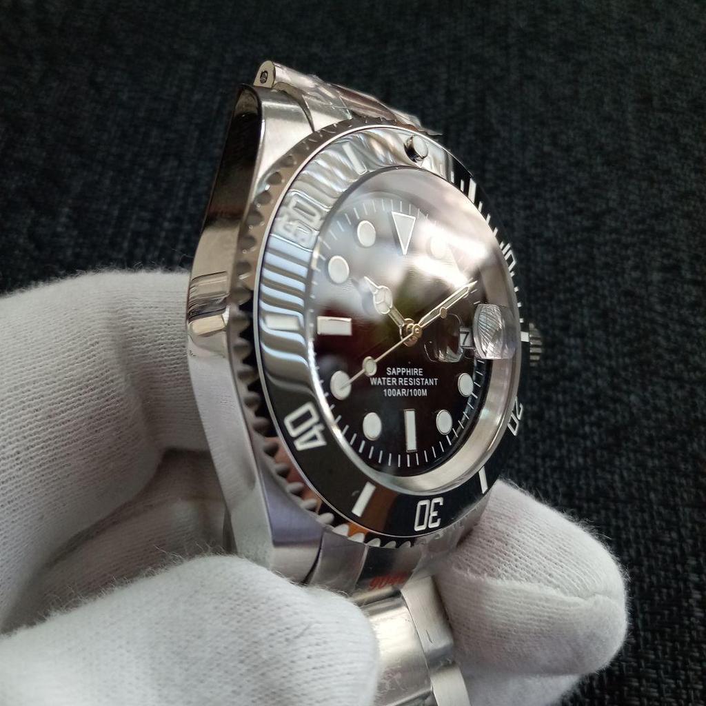 Used No logo Submariner homage watch Citizen movement sapphire windshield