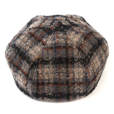 Universal Chemistry Brit Check Gray Beret Beret