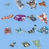 Art Learning Handmade Airplane Origami Paper Versatile Paper Aircraft Toy  Kids Toddlers Children