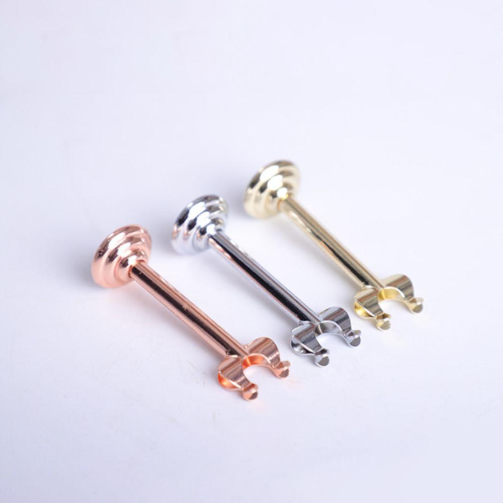 U Shape Name Card Display Stand Stainless Steel Picture Clips Name Card Holder  Table Accessories