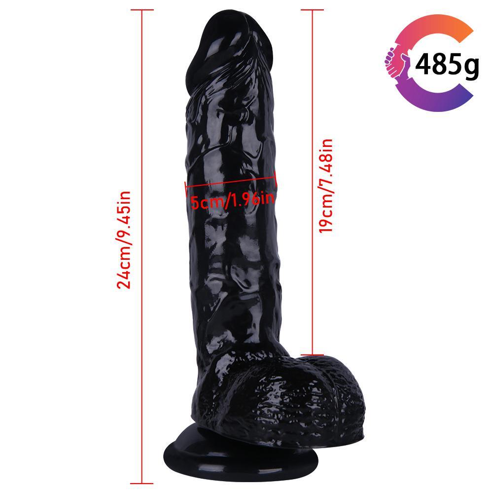 9.45 Inch Huge Dildos Strapon Thick Giant Realistic Dildo Anal Butt with Suction Cup Big Soft Penis Sex Toy For Women