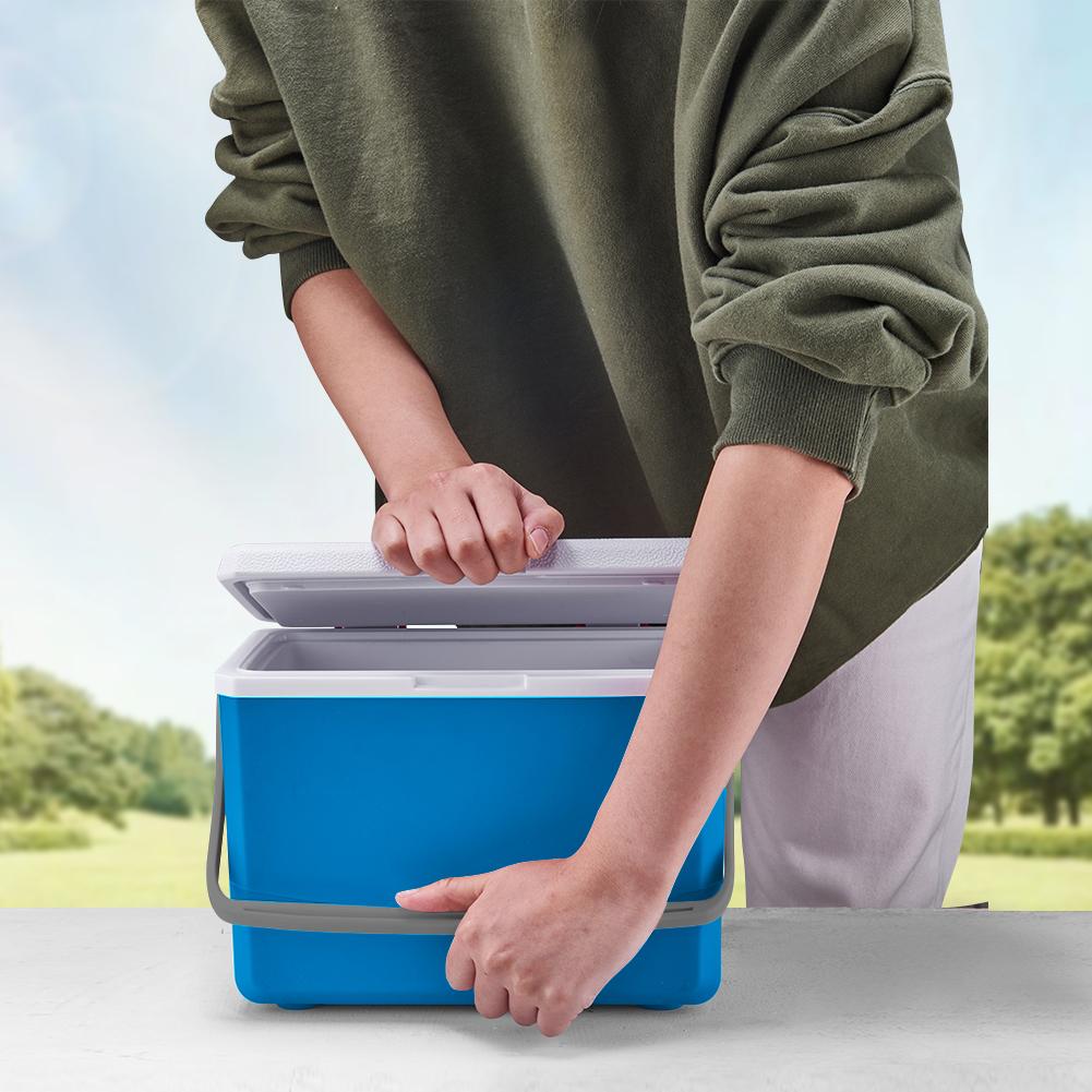 3L Camping Car Refrigerator with Handle Barbecue Insulation Box Heat Preservation Fresh-Keeping Incubator for Camping Tailgating