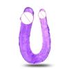 U Shape Double Dildo Flexible Soft Jelly Vagina & Anal Women Gay Lesbian Double Ended Dong Penis Artificial Penis Sex Toys