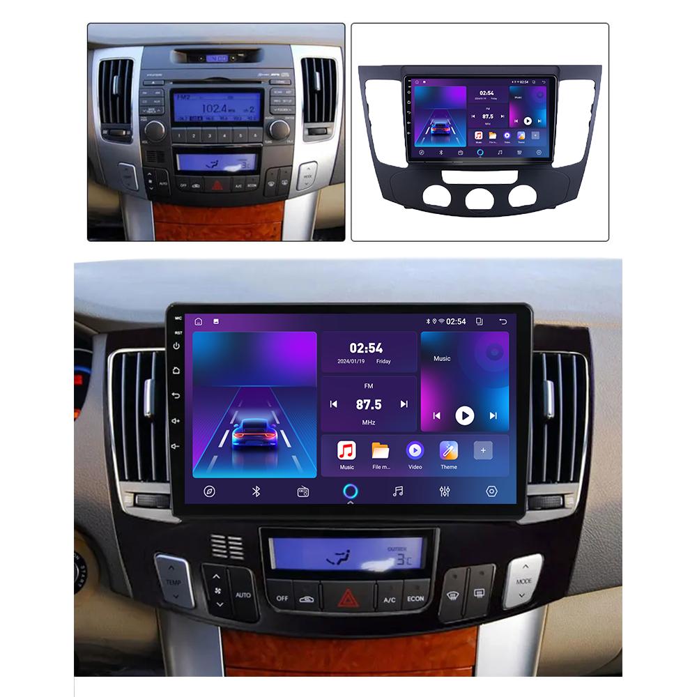 Android Car-Play Car Radio For Hyundai Sonata NF 2008-2010 Multimedia Player Head Unit Stereo GPS Navigation BT WIFI,2+64GB