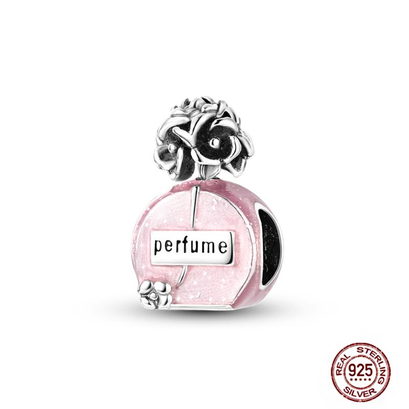 Daily Articles Copper Pink Perfume Charms Camera Dumbbell Smart Watch Beads Fit Original Bracelets Diy Jewelry Gift