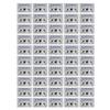 50PCS White POS Swipe Terminal Cleaning Cards Credit Card Machine Cleaning Card ATM Machines