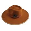 Stylish Wide Border Hat Sun Protecting Fashionable Hat British Styles Hat for Holiday Celebrations
